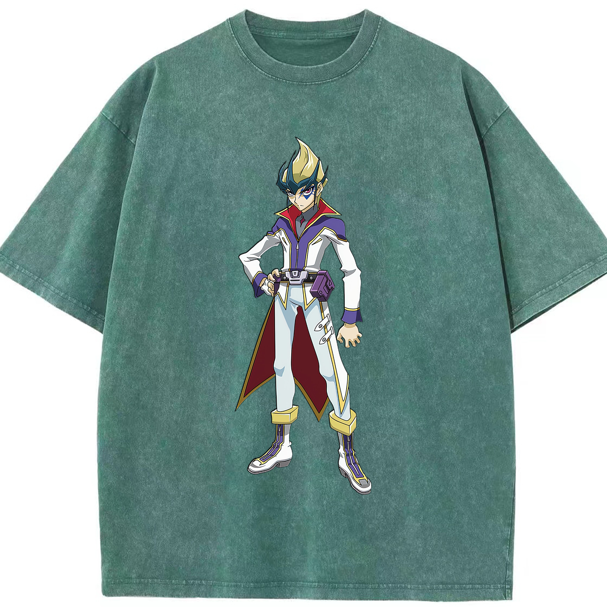 （画像用） 遊☆戯☆王 Yu-Gi-Oh! 綿100% ヴィンテージ風 半袖Tシャツ（フロントプリント）